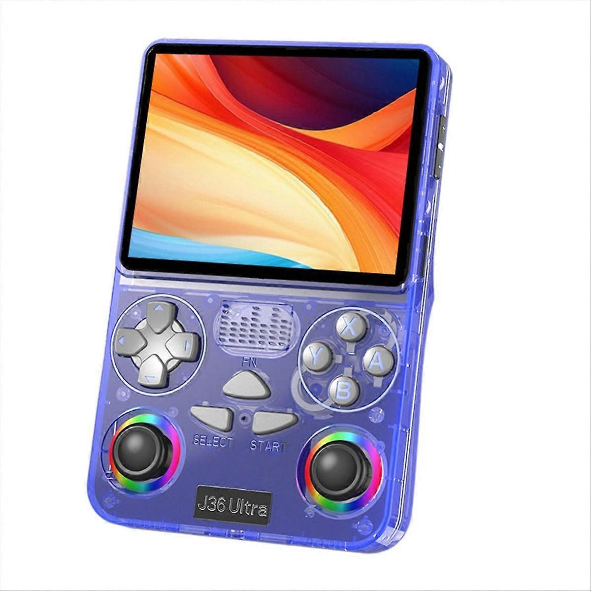 J36 Ultra Handheld Retro Game Console 64G 20000 Games 3.5 Inch Video Portable Game Player Supports 20+ Simulator A