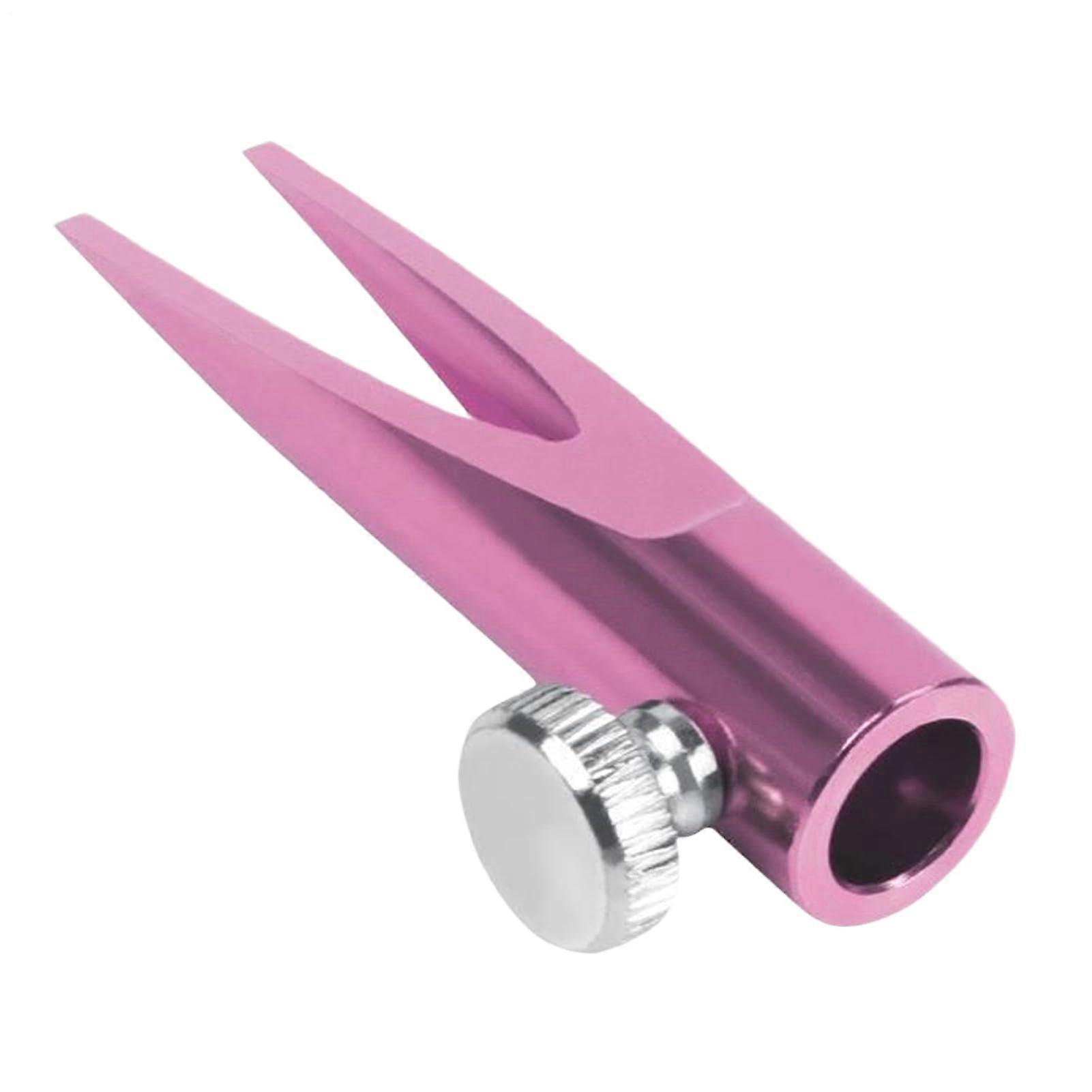 Makeup Pencil Sharpener with Durable Metal Construction and Comfortable Grip for Eyebrow and Lip Liners Pink