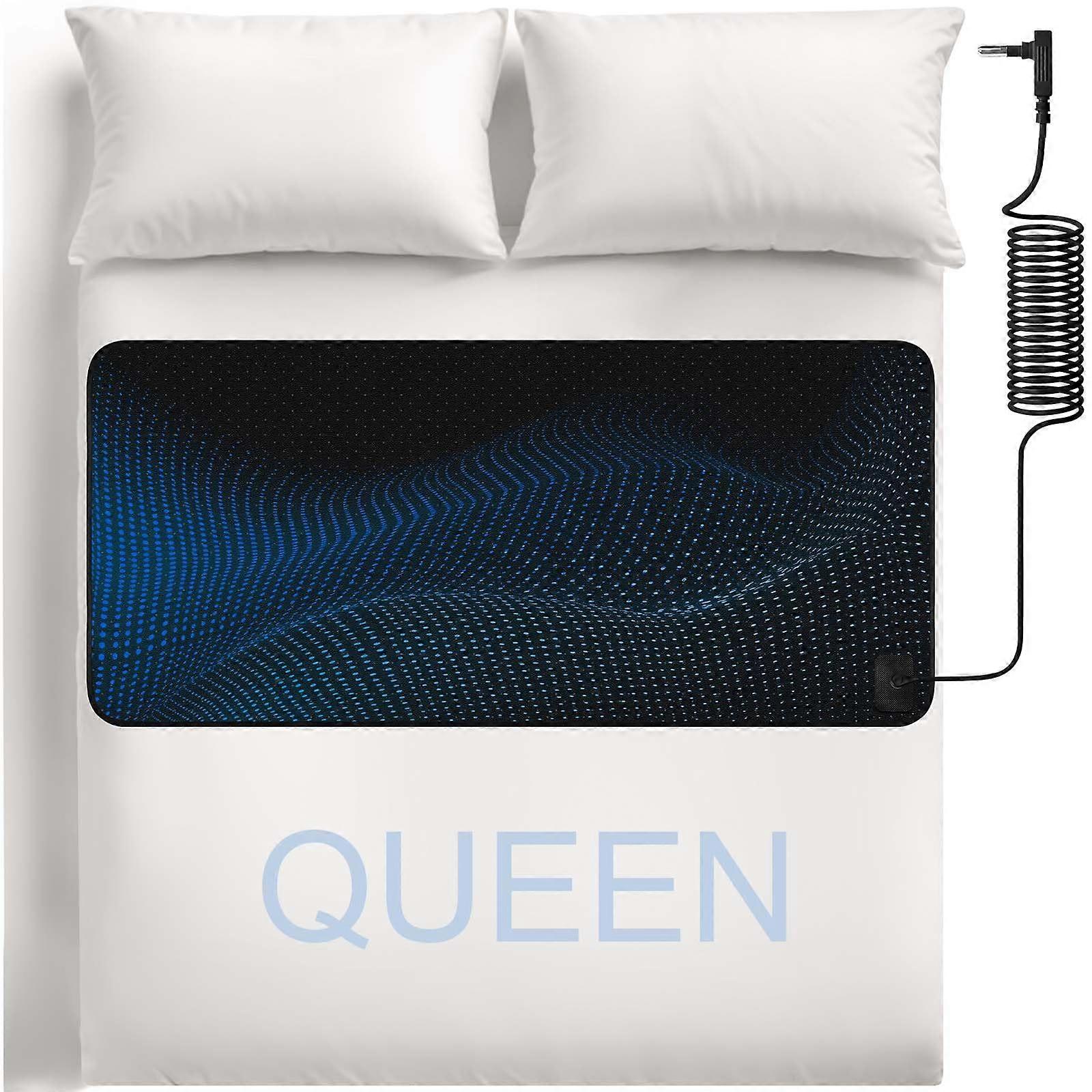 Grounding Mat for Bed with Conductive Carbon Surface, Enhances Sleep Quality and Comfort