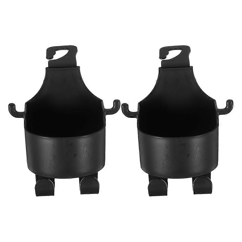 Car Beverage Cup Holder Multifunctional Hook for 2Pcs Rear Seat Organizer