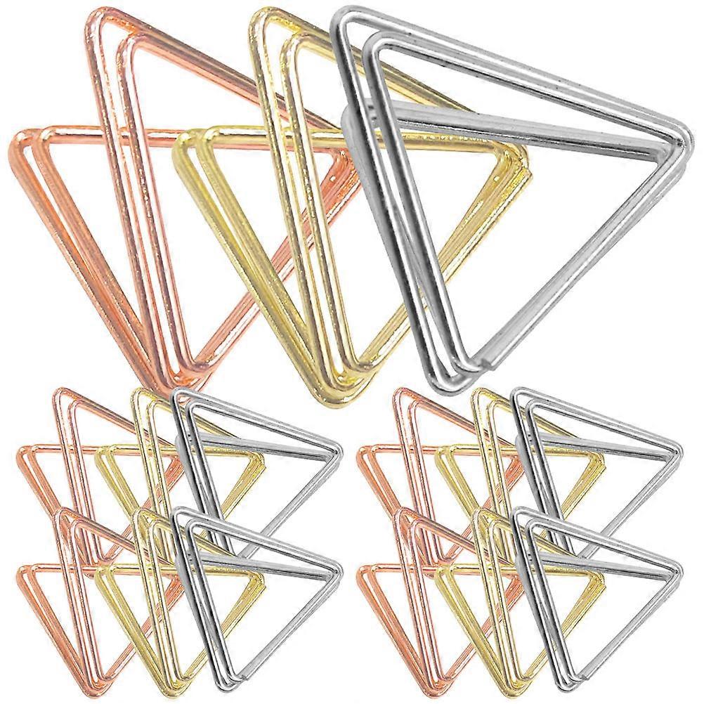 Triangular Memo Holders Place Card Holders for Kitchen Use 75Pcs Memo Clips