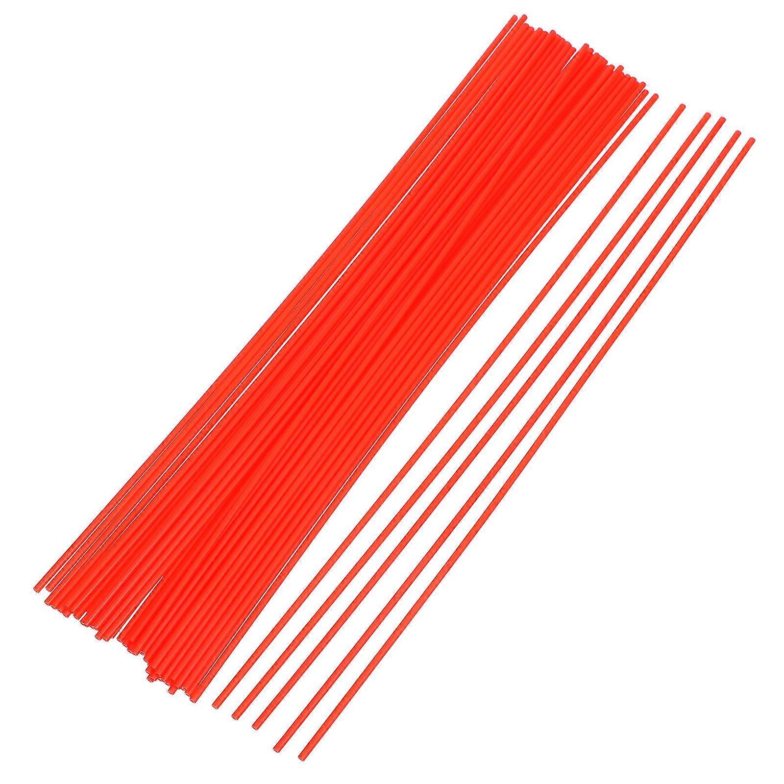 Rust Remover Spray Can Nozzle for Cleaning with 50Pcs Red Tubes