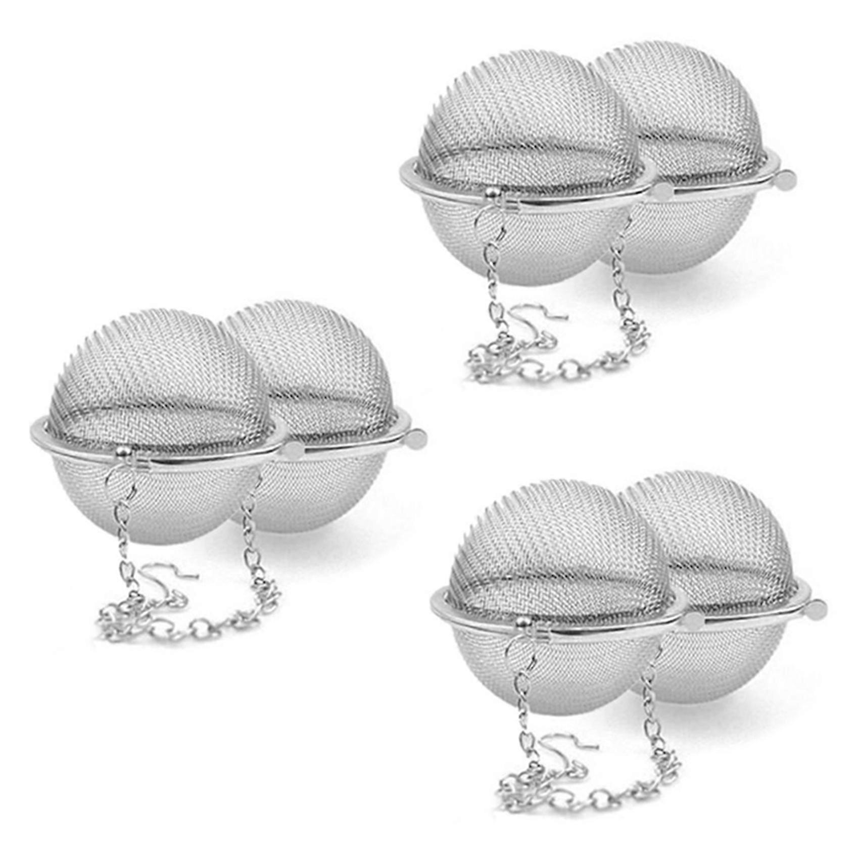 6PCS Practical Tea Ball, Tea Spices Infuser Filter