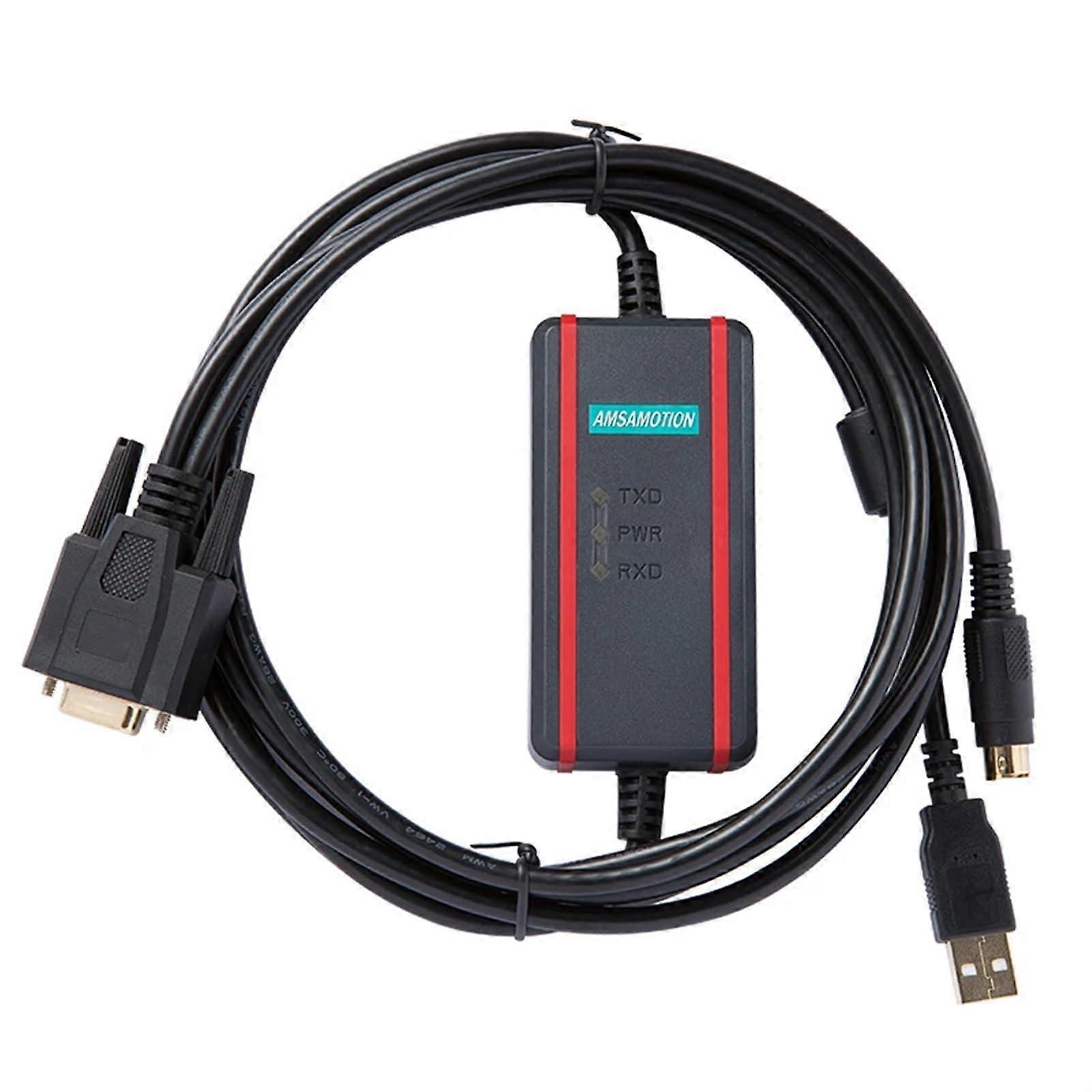 PLC USB Programming Cable USB17611747CP3 FTDI Isolated for Allen Bradley SLC MicroLogix