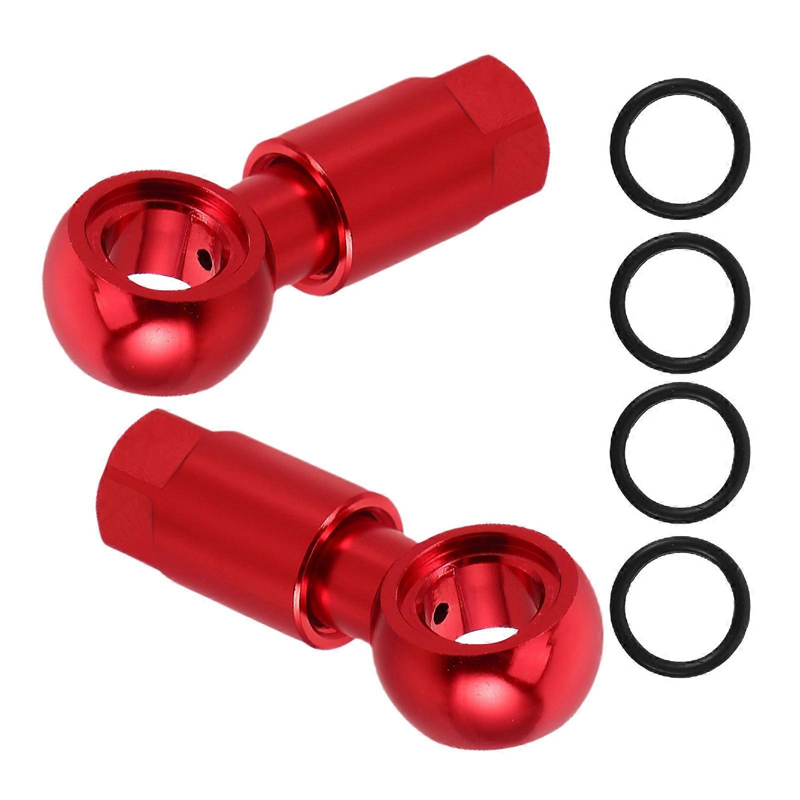 Bike Hydraulic Coupling Quick Connect Fitting for Disc Brake Hose 2Pcs