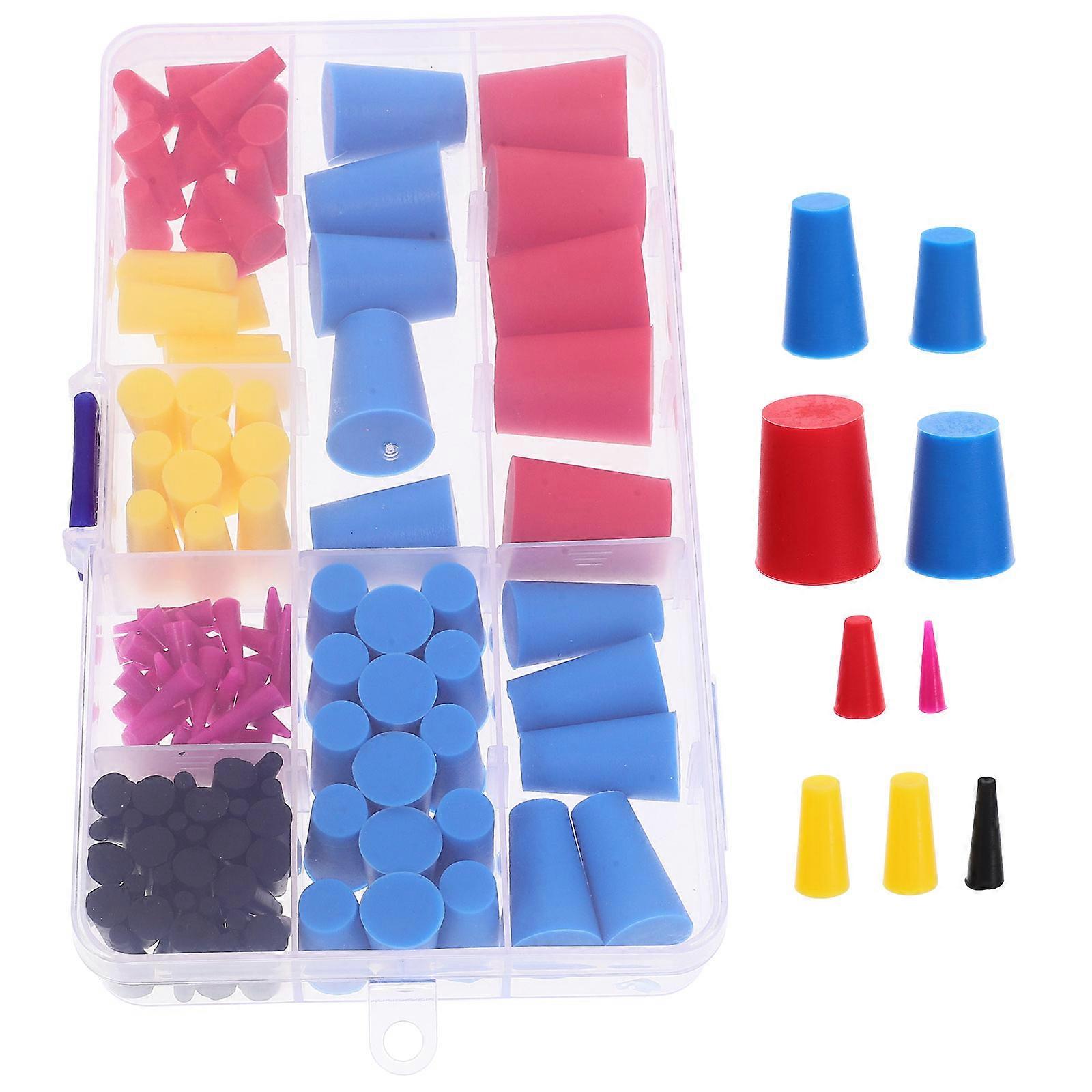 1 Box Of Rubber Tapered Plugs Silicone Stoppers For Powder Coating Painting Protection Spraying