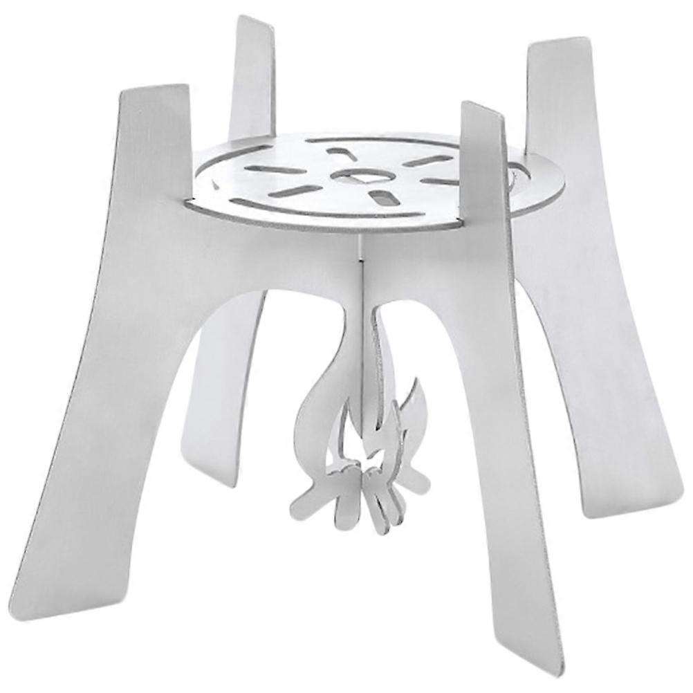 Durable Foldable Outdoor Stove Holder Bracket for Camping Survival 1Pack