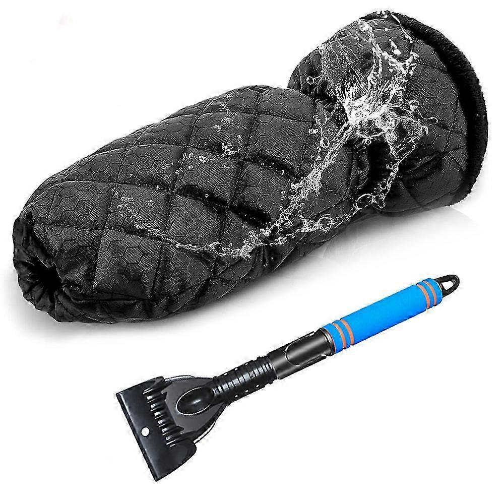 25-26 Ice Scraper With Adjustable Glove Car, Ice Scraper,Black