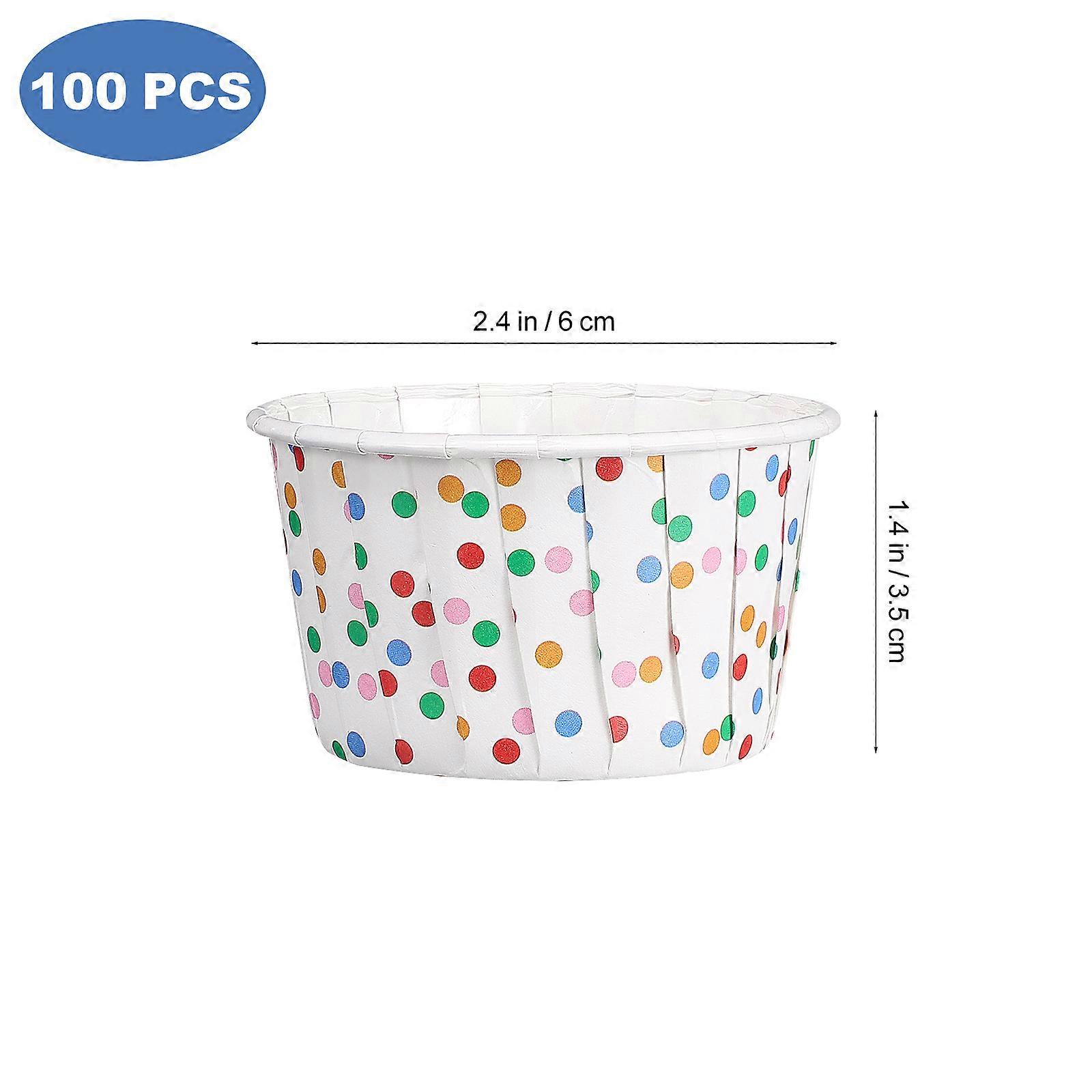 Paper Treat Cups Cabilock Cake for Events 100Pcs