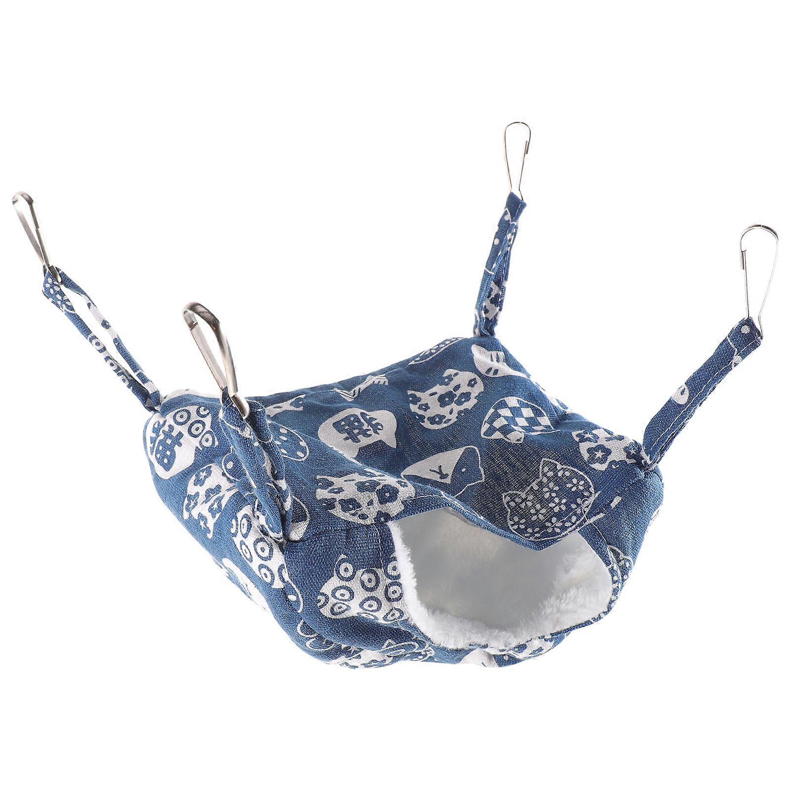 Squirrel Sleeping Bag Hanging Hamster Hammock for Play and Rest