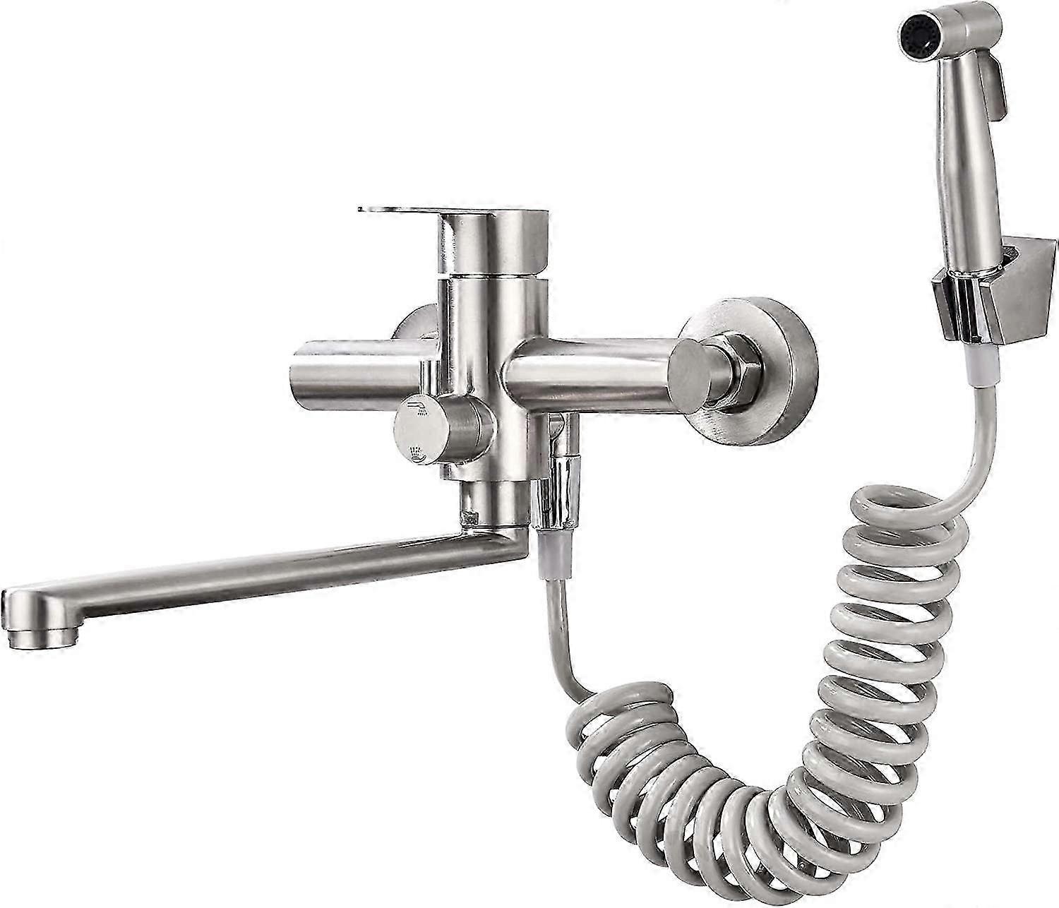 2026 Kitchen wall-mounted faucet with spray gun