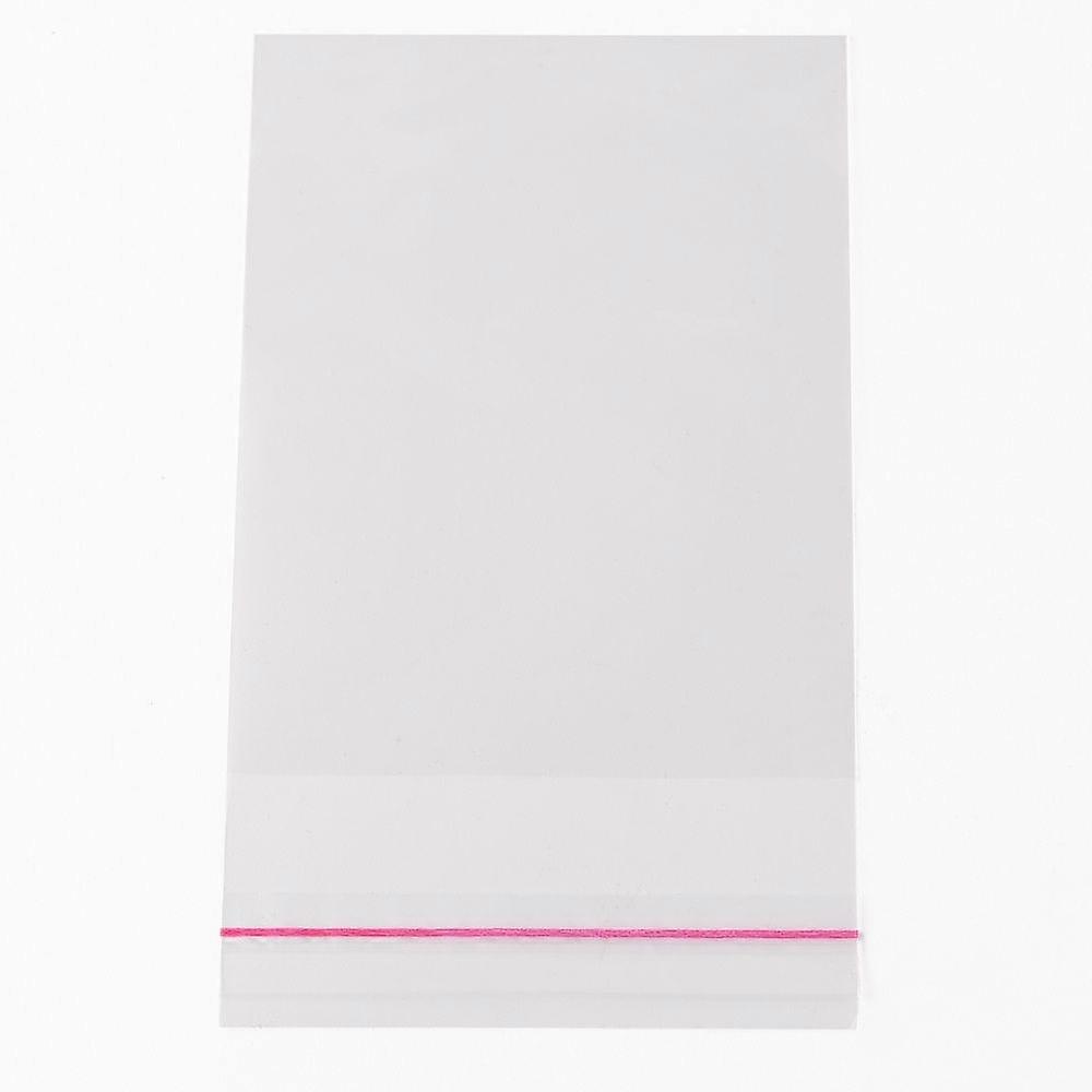 Rectangle OPP Cellophane Bags Clear 12x7x0.02cm Inner Measure: 9x7cm