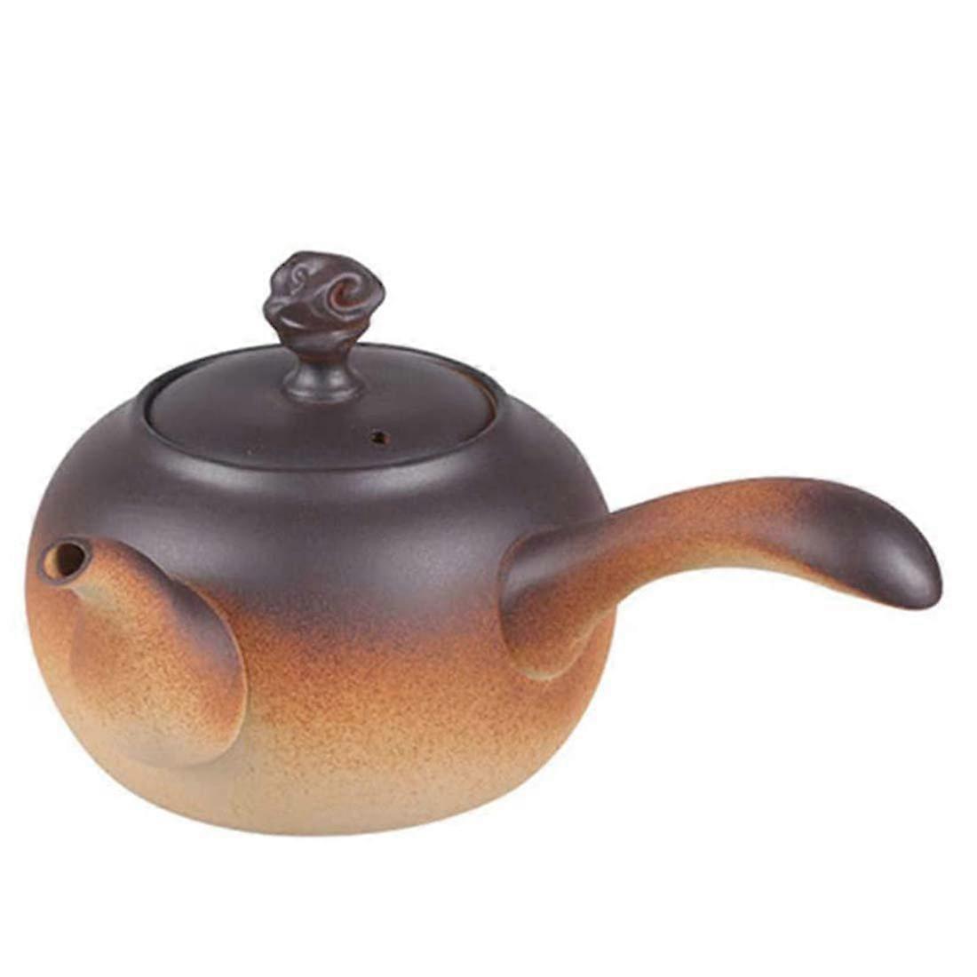 Ceramic Teapot with Infuser, 800ml Chinese Side Handle for Loose Leaf Tea Brewing