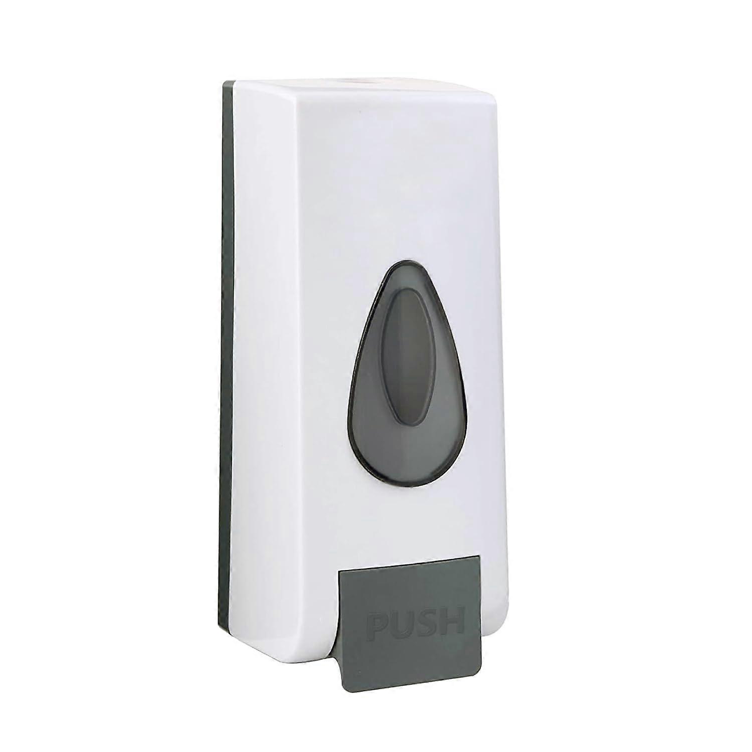 Wall Mounted Soap Dispenser with Refillable Transparent Container for Shampoo Conditioner and Hand Wash