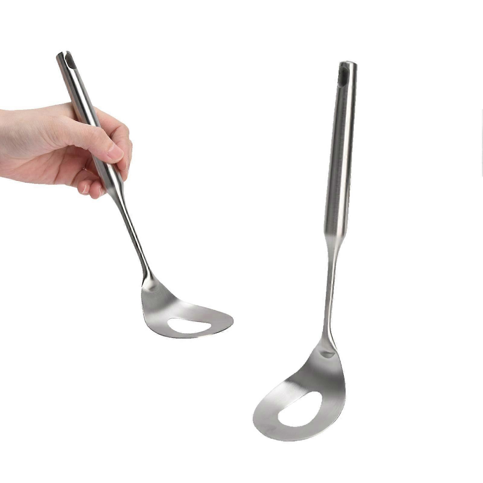 Meatball Maker Scoop Set, 2Pcs Stainless Steel Spoon with Hole, Quick Forming Kitchen Tool