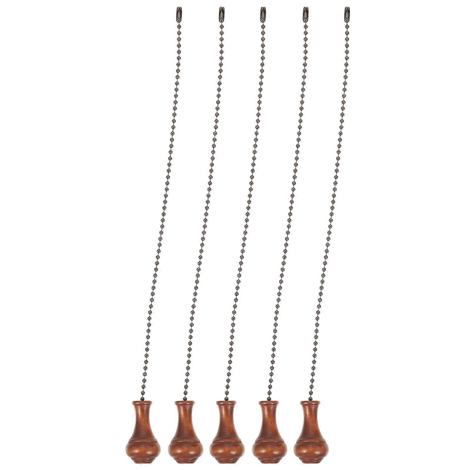5pcs Ceiling Fan Pull Chain Fan Beaded Pull Chain Light Fixture Pulling Chain