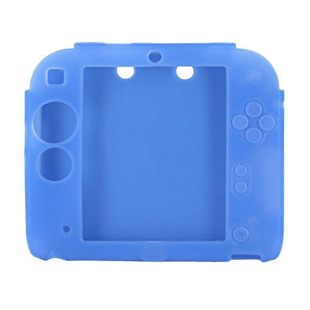 Blue Silicone Case for Nintendo 2DS, Durable ScratchResistant Protective Cover