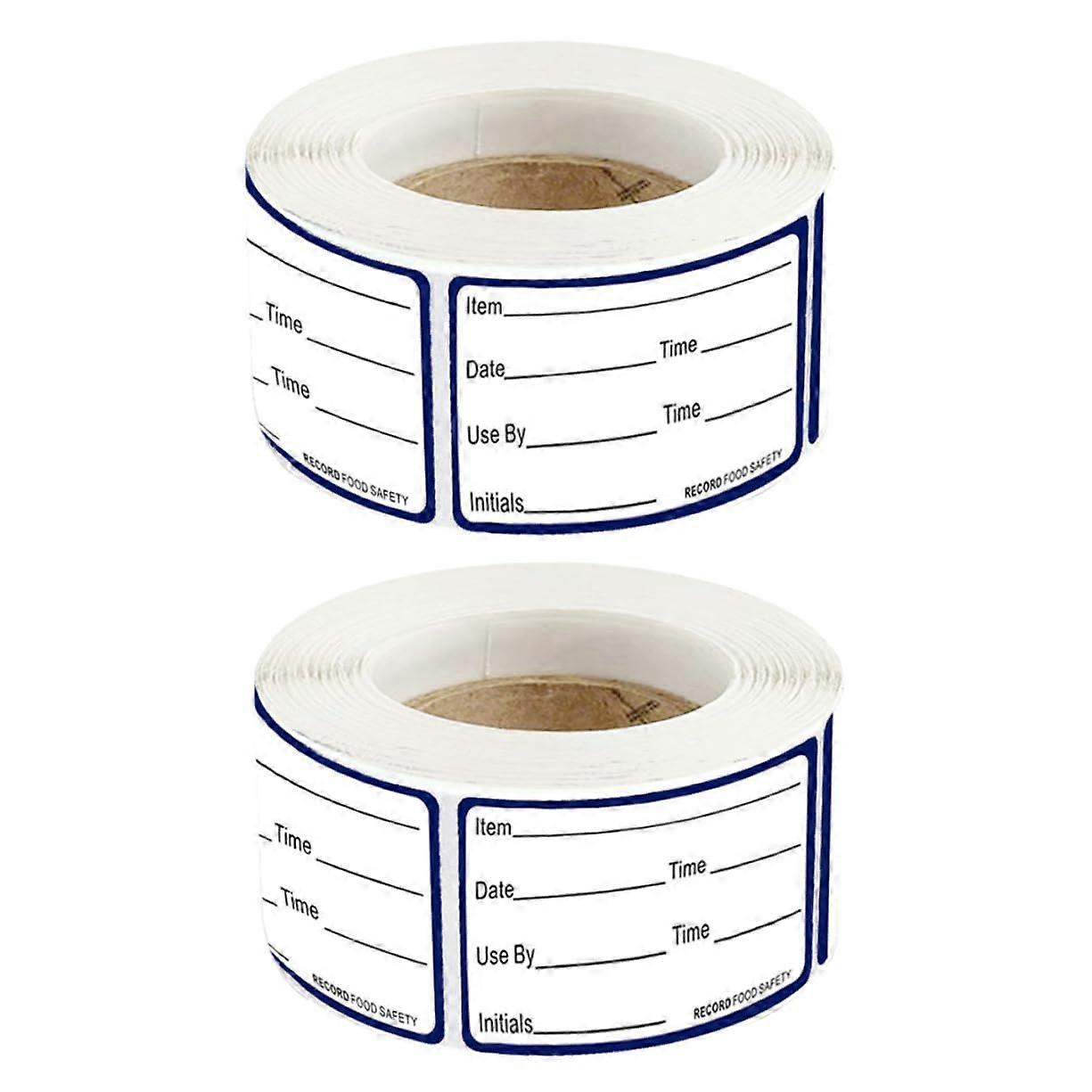 Removable Freezer Labels for Food Storage, Writable Date Stickers for Kitchen and Restaurant Use