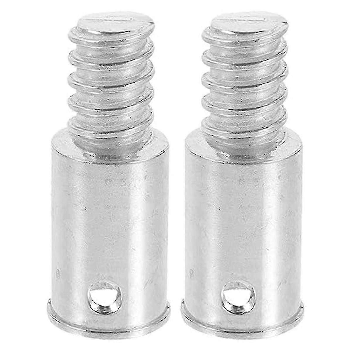 2Pcs Aluminum Threaded Handle Tips Repair Kit for 0.72 Inch Poles