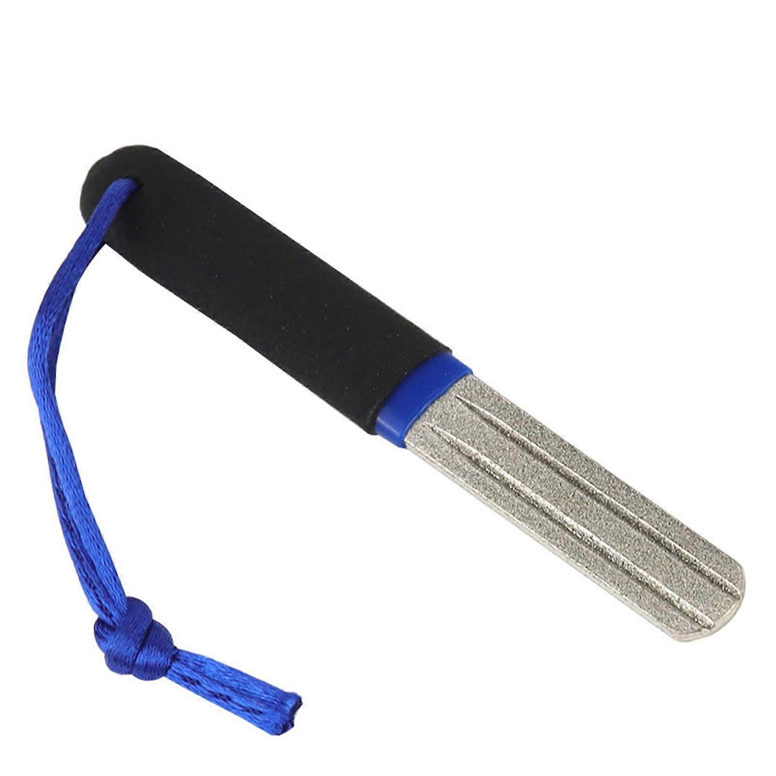 Diamond Dart Sharpener with V Groove, Ergonomic NonSlip Handle for Rapid Tip Sharpening