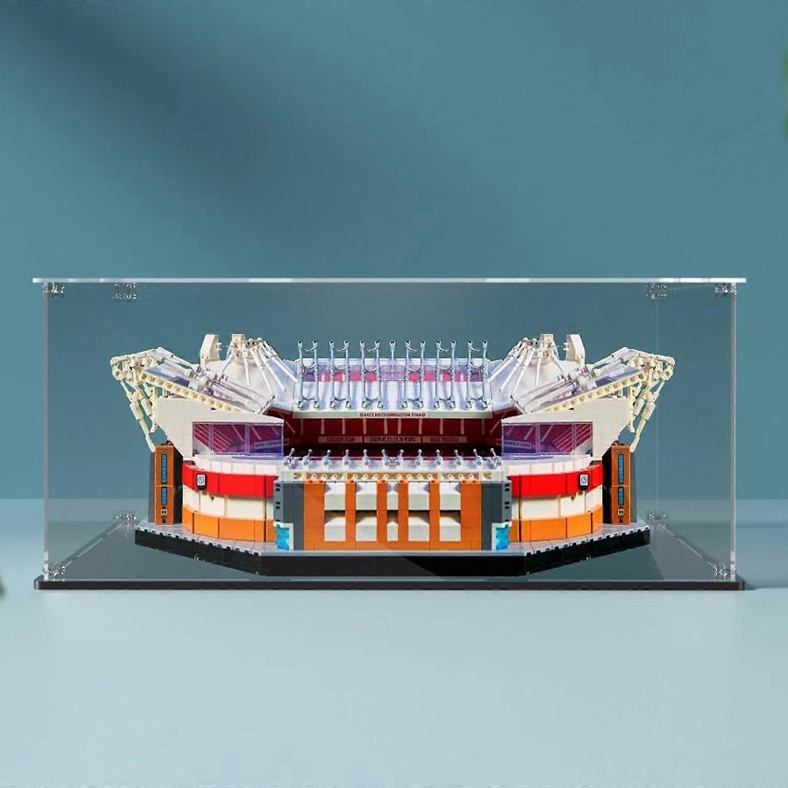 Acrylic Display Case for  10272 Old Trafford Stadium, Dustproof Clear Showcase Box 3mm