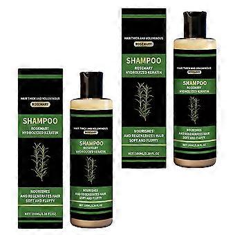 Anti-Hair Loss Shampoo, Organic Rosemary Hair Growth Shampoo with Hydrolyzed Keratin, Soothe Scalp Irritation & Restore