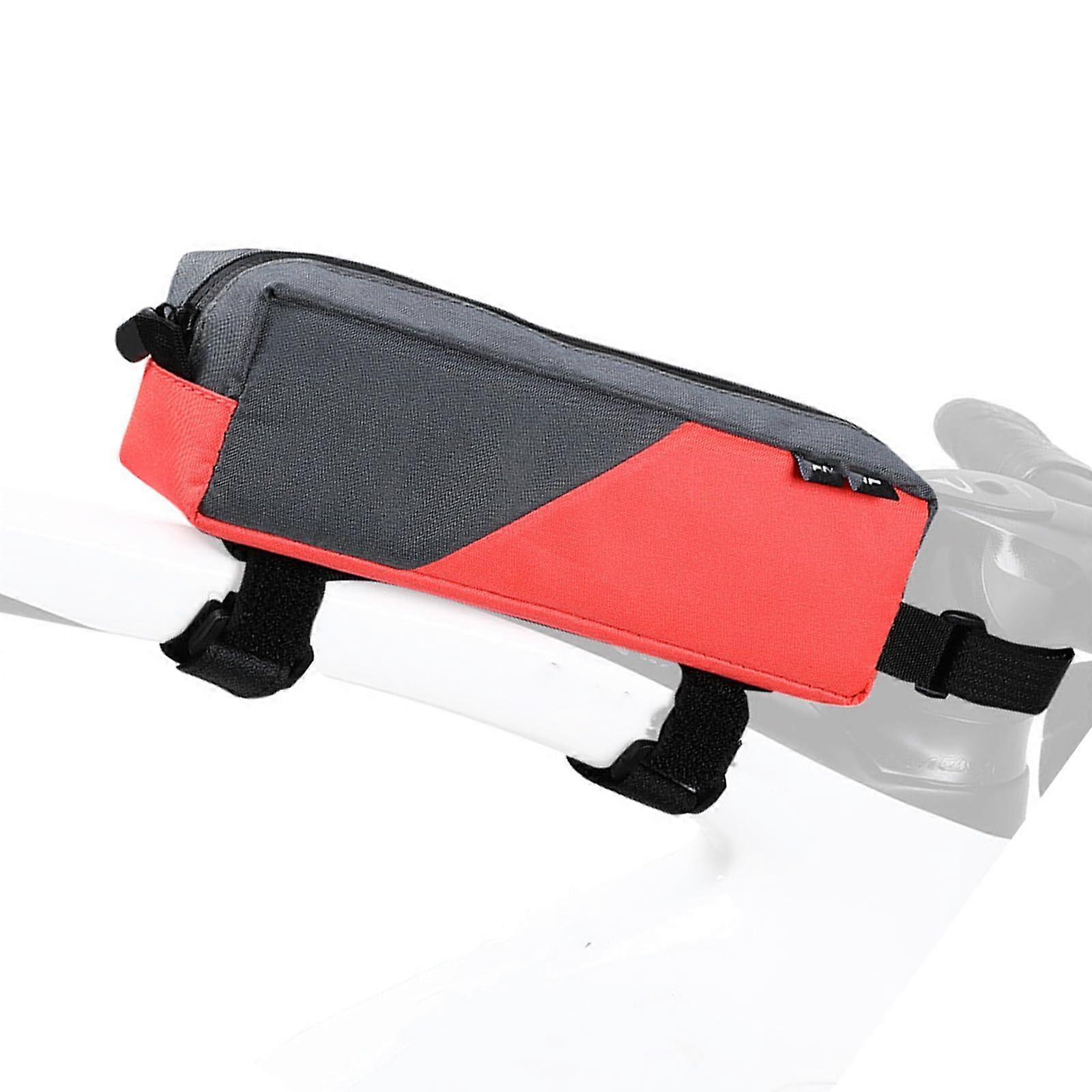 Waterproof Bike Handlebar Bag with AntiSlip Base, Impact Resistant Shell, Oversized Front Storage