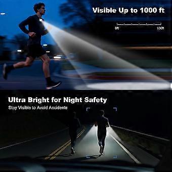 Running Light with Hand Gesture,Running Lights for Runners with 6 Lighting Modes,USB-C Rechargeable Clip on Light