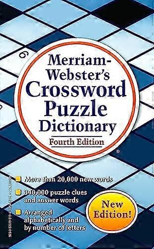 Merriam Webster's Crossword Puzzle Dictionary
