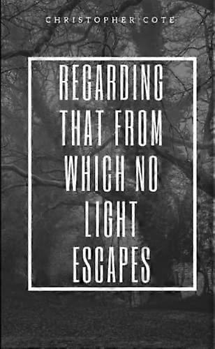 Regarding That from Which No Light Escapes