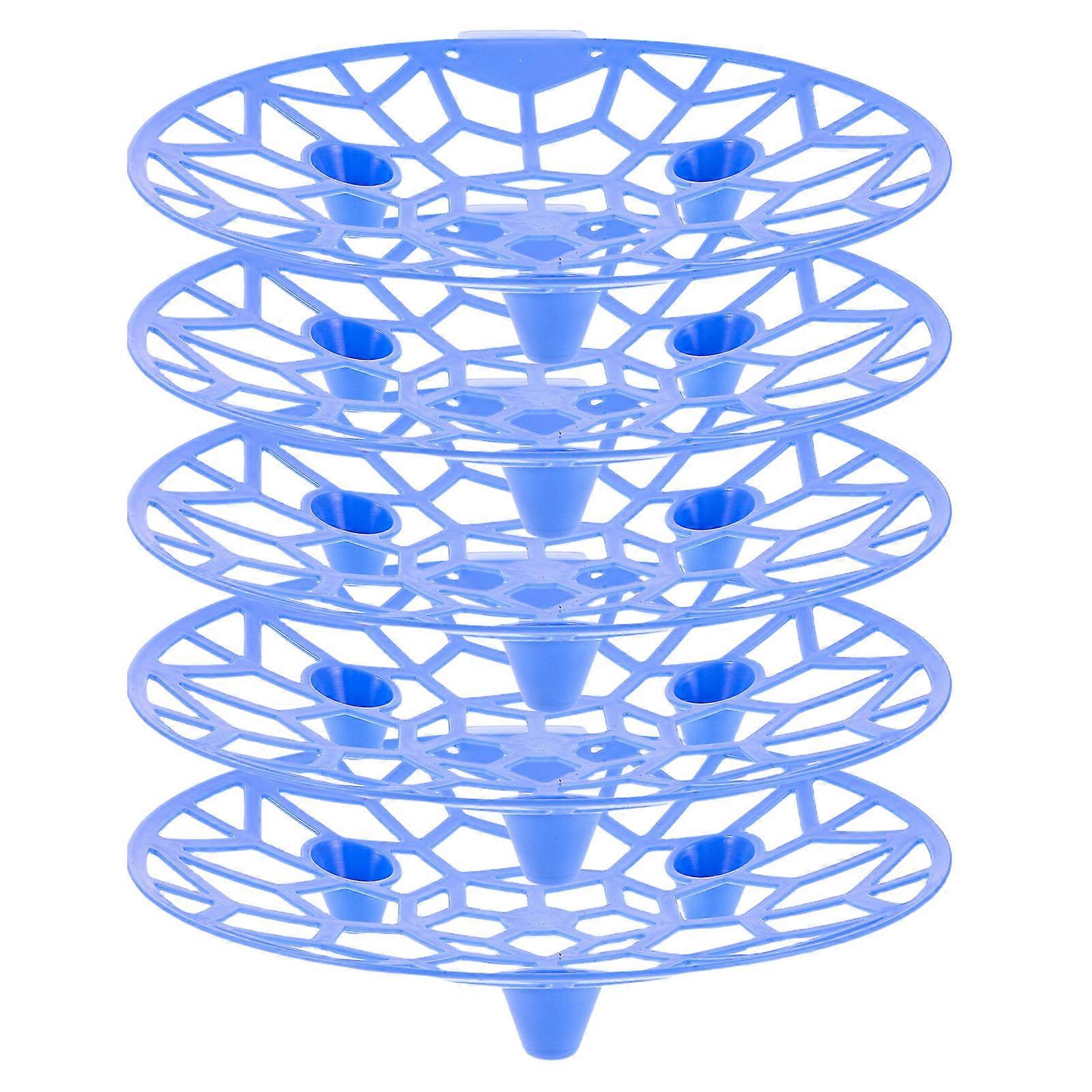 5Pcs Plastic Melon Cradle for Garden Planting Watermelon Support Blue