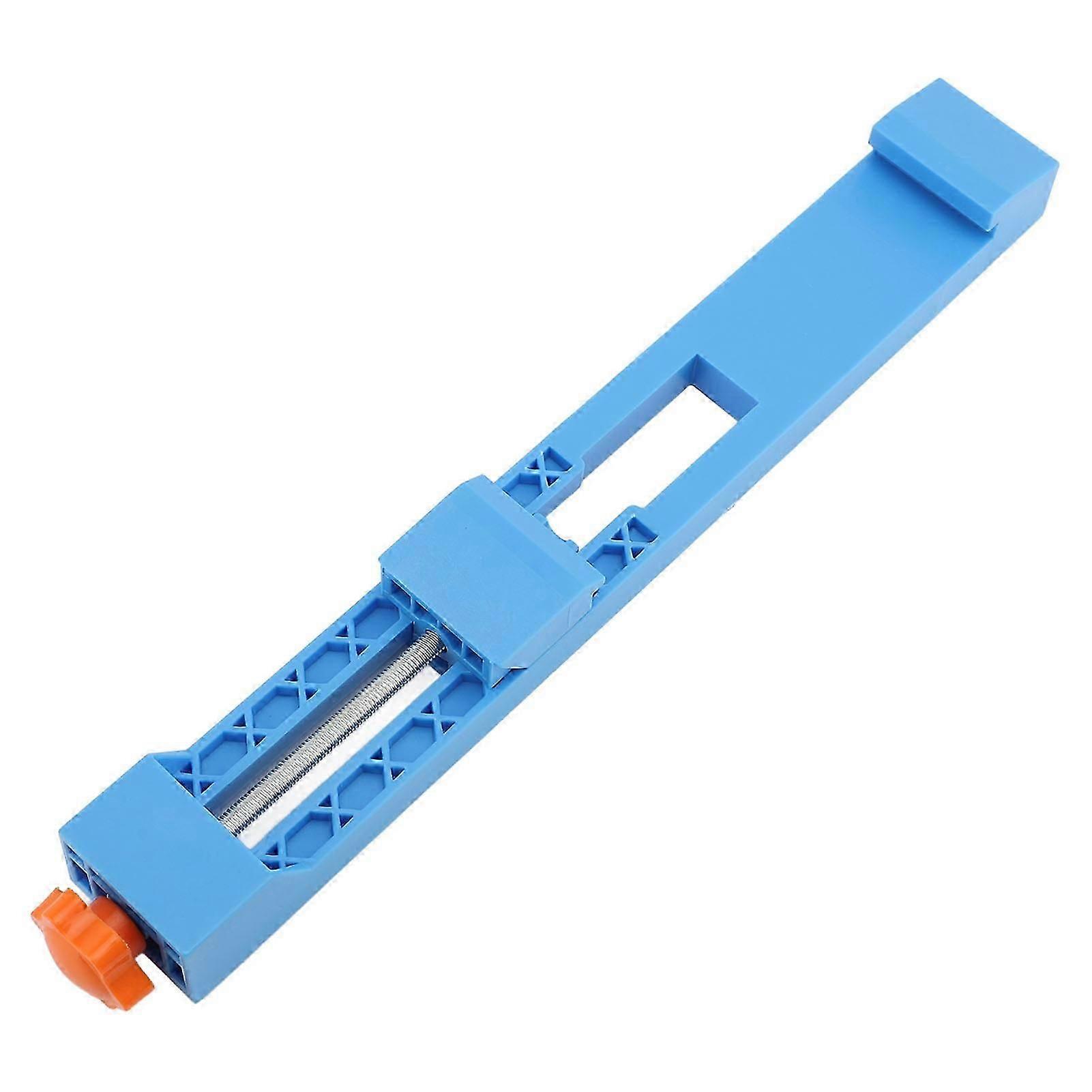 Adjustable electric circular saw base guide clamp for woodworking