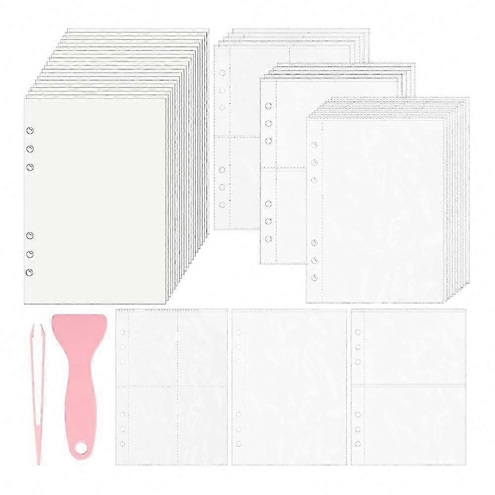 Double-Sided Reusable Sticker Sheets for A5 6-Ring Organizers
