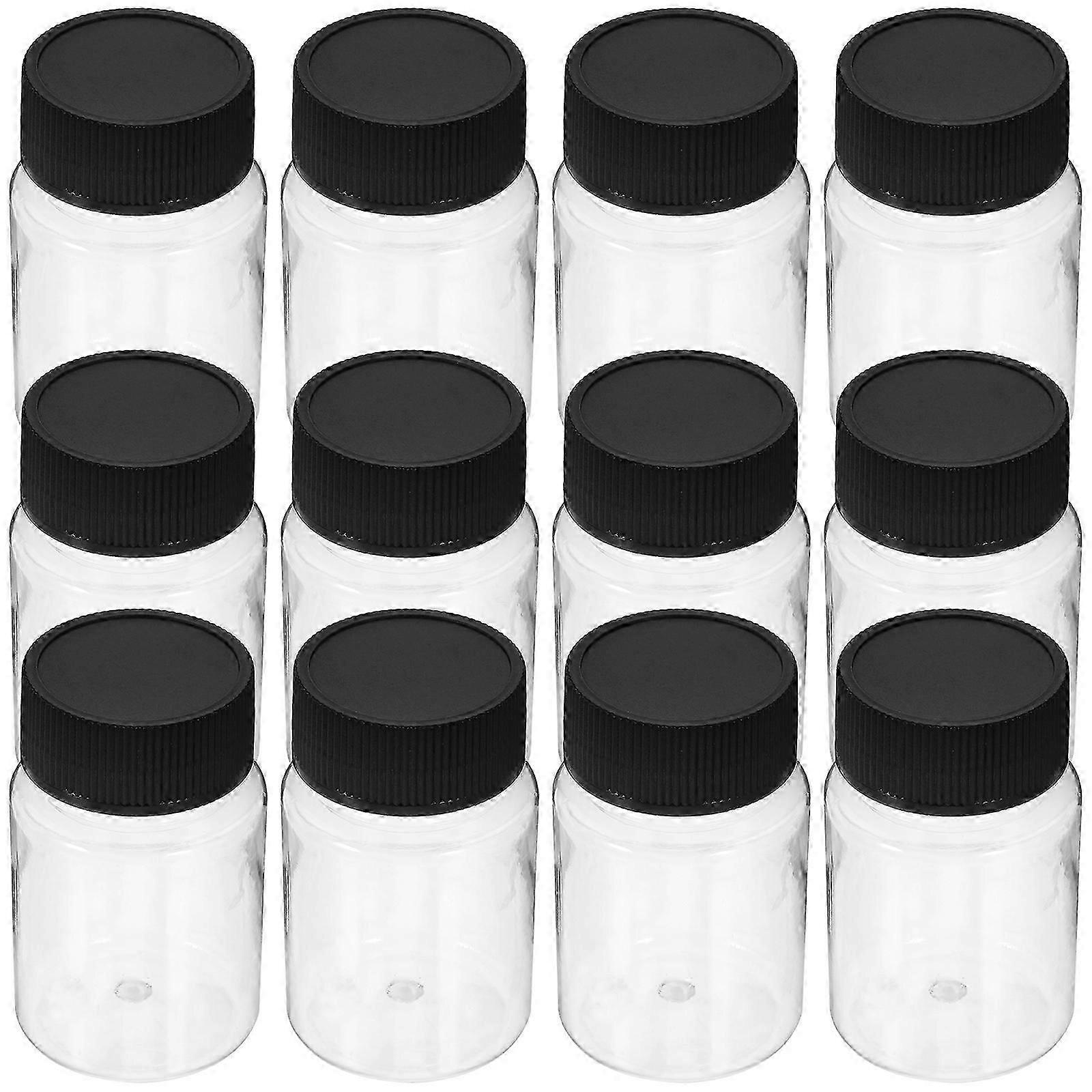 Empty Plastic Sample Bottles Sampling Bottle for Laboratory 36Pcs Edition 0316