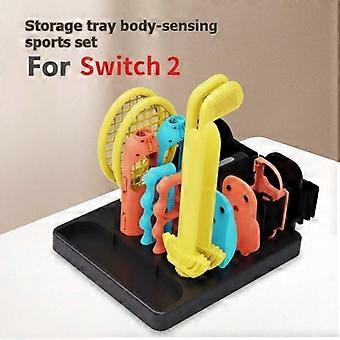 For Switch 2 Sports Accessories Bundle with Organizer Storage Stand for Sports Games Family Sport Accessories Kit