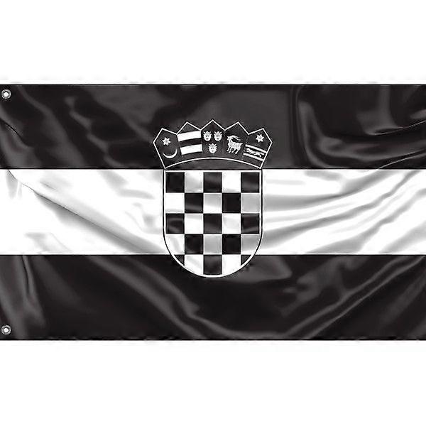 Schwarze Flagge Kroatiens A2951