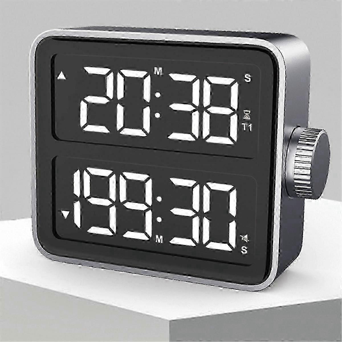 Optimized Kitchen Timer with Large LCD Digital Display and Dual Screens for Kitchen and Study Use