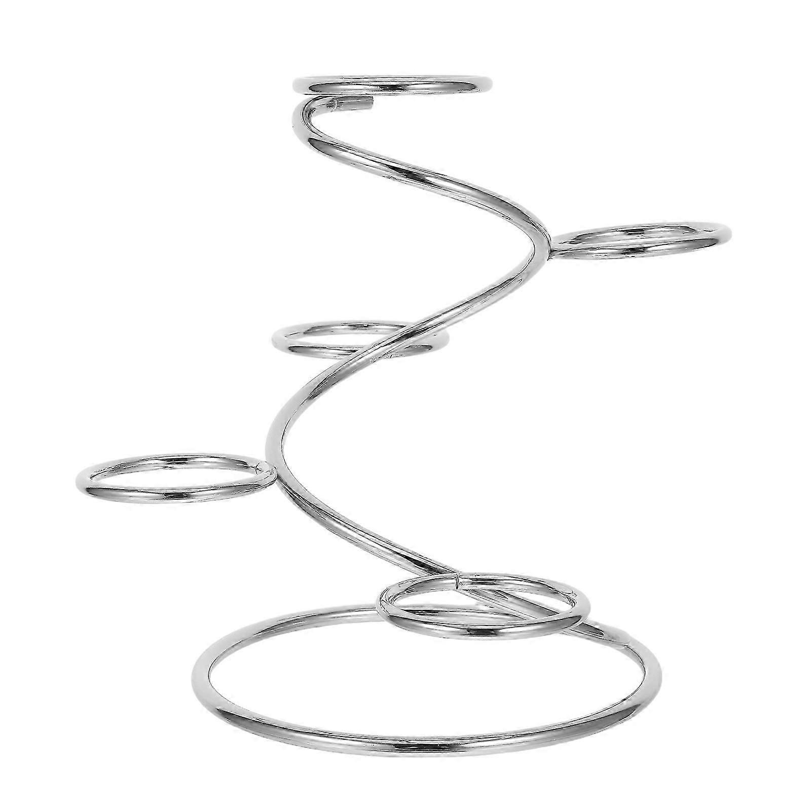 Refined Stability Support Metal Sphere Holder for Educational Settings Featuring Unique Egg Shape 1Pack