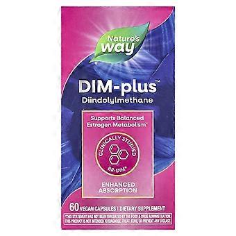 Nature's Way, DIM-Plus™, 60 vegaanista kapselia, 2 kpl