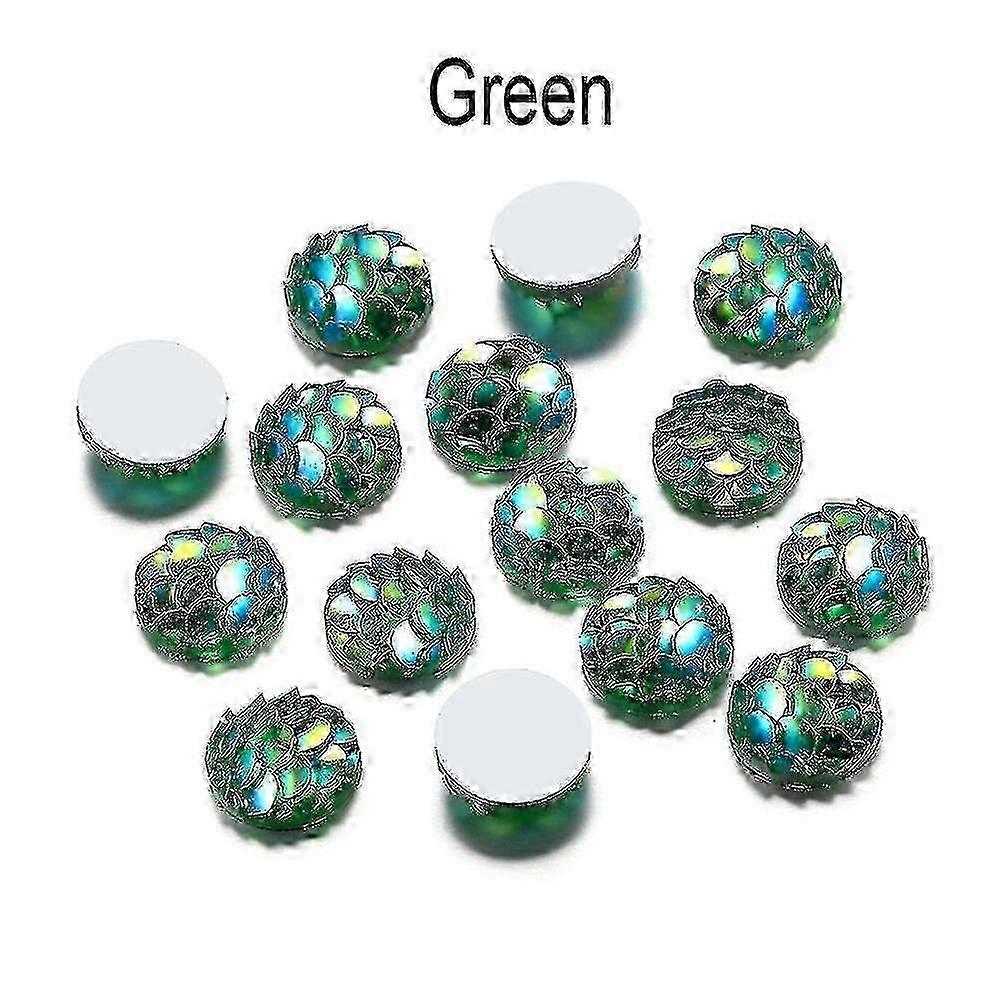 Fish Scale Cabochons (50 Pcs/8mm)