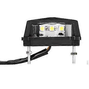 12V Universal Motorrad Motorrad LED Kennzeichen Licht Hinten Schwanz Lampe Weiß