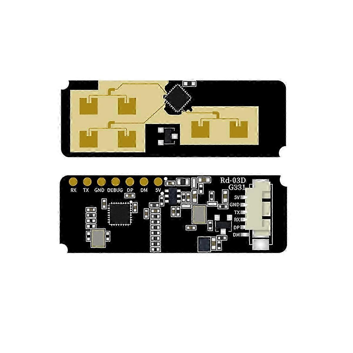 2PCS Rd-03D Rd-03 24GHZ Radar Module Multi-Target Human Motion TrackingTrajectory Localization PCB A