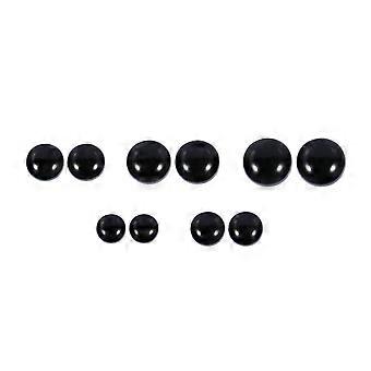 100pcs 6-12mm Cor Plástico Olhos de Segurança compatível Urso de Pelúcia Boneca Brinquedo Animal de Pelúcia