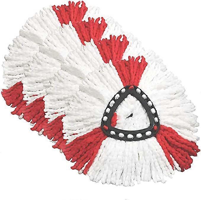 Compatible with Vileda Mop Heads, Compatible 2-in-1 Turbo Mop Replacement Head, Microfiber