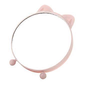 Adorable Vanity Mirror Household Desk Mirror for Daily Use Pink