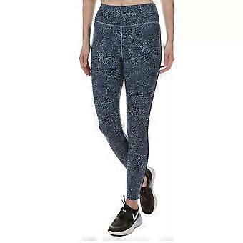 Nike One Leopard Tight Fit Leggings Cerulean Blue CK3072-424 Women's