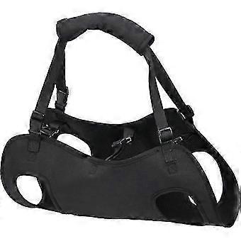 Dog Carrying Harness, Full Body Support, Adjustable, Black, Large Size, for Post-Operative Dogs, Supports Mobility for Walks, Stairs and Car Use