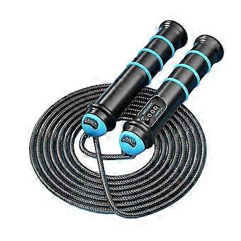 Jump Rope Skipping Rope Colorful Weighted Tangles Frees compatible with Adult Fitness Training, Countable, Removable and Adjustable