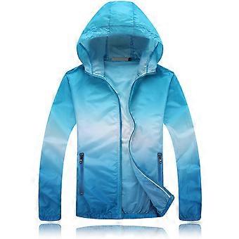 Abbigliamento da spiaggia Cappotto anti-UV Abbigliamento per protezione solare all'aperto - Taglia M (blu)
