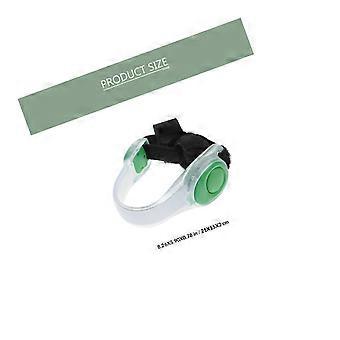 Led Luminous Wrist Bands 2Pcs Safety Arm Bands High Visibility for Outdoor Sports Green Color